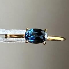 凛*様 天然ロンドンブルートパーズ❣️オーバルカットリング15ct 2025年最新】オーバル リング ロンドンブルートパーズの人気