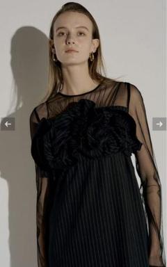 スーツ・フォーマル・ドレス LE'RURE Wavy frill bustier stripe dress Wavy frill bustier stripe dressのドレス|Dorry Doll / LE'RURE