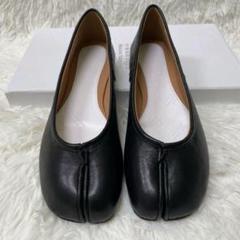 お値下げ【Maison Margiela】 チェック足袋パンプス 37 メゾンマルジェラ足袋パンプス（パンプス メゾン マルジェラ