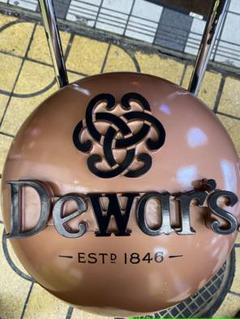 非売品】Dewar's(デュワーズ) 壁掛け木製ブランドサイン