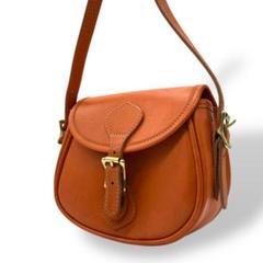 良品 2144 J.W.HULME ショルダーバッグ ターンロック オレンジ