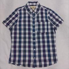 HOLLISTER チェック柄 半袖 シャツ