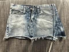 【大幅値下げ】FURFUR Leeコラボ デニム ミニスカート アシンメトリー 大幅値下げ】FURFUR Leeコラボ デニム ミニスカート アシンメトリー