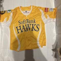 SoftBank Hawks ユニフォーム 半袖 黄色　S