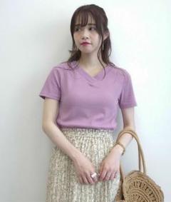 earth music&ecology♡テレコVネックプルオーバー