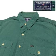 売上実績NO.1 猫目ボタン LAUREN RALPH SPORT 90s】POLO シャツ メルカリ - トップス