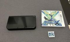 Nintendo New3dSLL ブラック　ポケモンXソフト付き