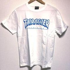 【美品】THRASHER スラッシャー アイスロゴ 白 半袖Tシャツ Mのサムネイル