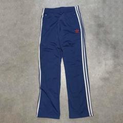 90s adidas トラックパンツ　ブルー　希少カラー　ストレート 超希少】adidas アディダス トラックパンツ vintage - メルカリ