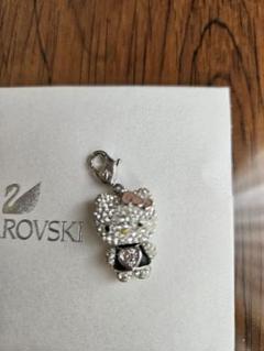 SWAROVSKI✨スワロフスキー ハローキティ チャーム Kitty - メルカリ