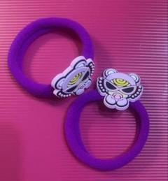 ヒスミニ ムラサキ ヘアゴム