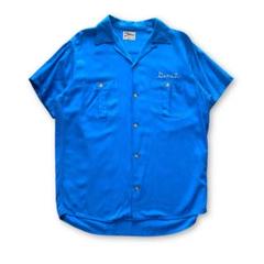 新*郎様 Hilton ボーリングシャツ　50s 60s 15-15二分の一 50s-60s “Hilton” Rayon Bowling Shirt - メルカリ