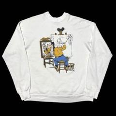 希少 XL 80's〜 Goofy Norman Rockwell スウェット