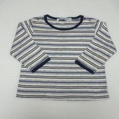 ファミリアボーダーカットソー90 極美品 familiar ファミリア ボーダーTシャツ90cm - メルカリ