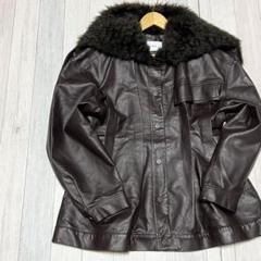 アイレネ　FUR HOODED LEATHER JACKET 滝沢カレン　着用 アイレネ FUR HOODED LEATHER JACKET 滝沢カレン 着用 - メルカリ