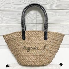 [専用品] [極美品] agnes b. アニエスベー　かごバッグ　ブラック 専用品] [極美品] agnes b. アニエスベー かごバッグ ブラック