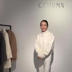 Column コラム ショート セーター トップス ニット モヘヤ 長袖 Column コラム ショート セーター トップス ニット モヘヤ 長袖