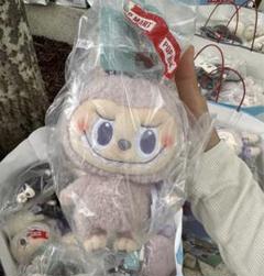 中国　北京限定　popmart land ラブブ labubu ぬいぐるみ　茶色 正規品未使用】北京限定品☆Popland Labubu イエローラブブ