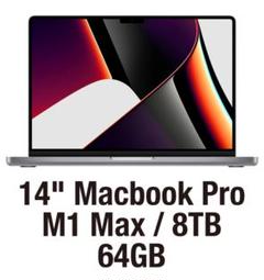 MacBook Pro M1 MAX 14インチ　SSD4TB 美品 2025年最新】MACBOOK pro m1 max 14インチ 64gbの人気アイテム