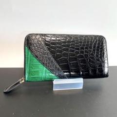 SALE クロコダイル長財布 メンズ財布 515-3 シャイニング 本物 わに革 SALE クロコダイル長財布 メンズ財布 515-3 シャイニング 本物