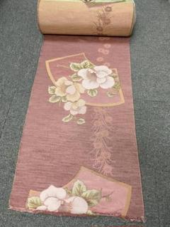 【86】反物 夜具地 ポリエステル製生地 リメイク素材 2700cm×37cm