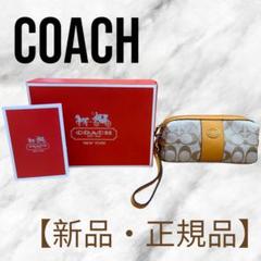 【特別セール品】 コーチ COACH アクセサリーポーチ シグネチャー 化粧ポーチ バッグ