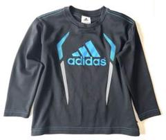 【adidas】アディダス　長袖Tシャツ　ブラック　黒130 スポーツウェア