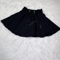 【M】フレアミニスカート　ブラック　ペチパンツ　コルセット　レディース