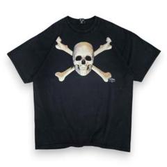 激レア　90s ヒスグラ　スカルプリント　ロンT Y2K HYSTERIC GLAMOUR ロンT y2k ボーン スカル fuck L