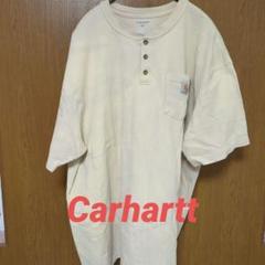 90sVintage カーハート オフホワイト ヘンリーネック　 2XL
