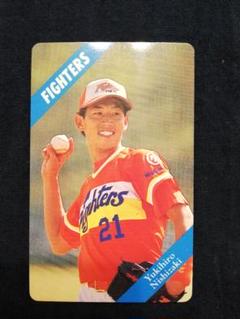 当時物レア 西崎 幸広 日本ハムファイターズ ファイトくんバッチ 21 珍品 当時物レア 西崎 幸広 日本ハムファイターズ ファイトくんバッチ