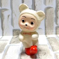 文明堂　貯金箱　キーホルダー 不思議な”CMキャラクターのキーホルダー付き「文明堂プレミアム
