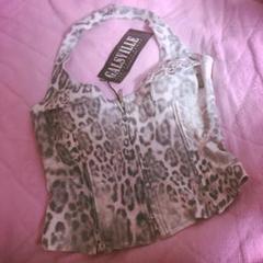 ♡新品♡タグ付き♡GALS VILLE♡ヒョウ♡レオパード♡ノースリーブ♡