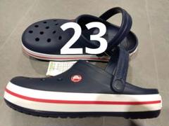 6【激安今だけ】新品タグ付 クロックス メンズ レディースネイビー系23cm