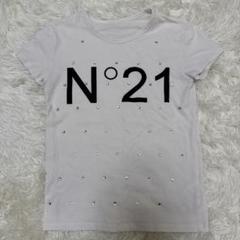 N°21 ヌメロヴェントゥーノ キッズ　シャツ　ロゴ　ホワイト