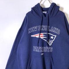 Mitchell&Ness NFL ニューイングランド ペイトリオッツ パーカー 90s 古着】リーボック ニューイングランドペイトリオッツ NFL