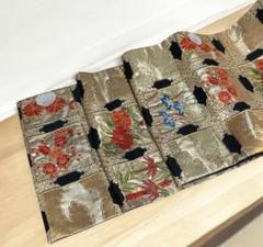 豪華刺繍袋帯【東京銀座ますいわ屋】オリジナル六通秀品 四季優