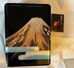 ♡お値下げタイム ♡越前塗り　♡希少価値　富士山デザインの漆器文箱 ♡お値下げタイム ♡越前塗り ♡希少価値 富士山デザインの漆器