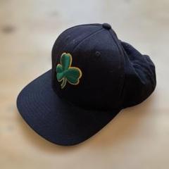 Mitchell & Ness クローバー刺繍 ブラックキャップ