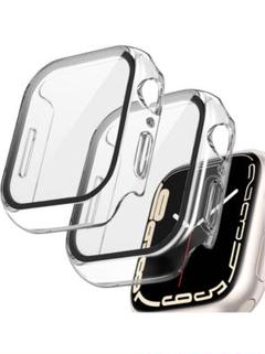 Apple Watch 7 8 ケース 45mm クリア 2個