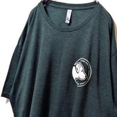 ネクストレベル 犬ドッグ 袖先ロゴ刺繍 Tシャツ グリーン 緑 2XL 古着