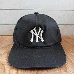 90s ヤンキース　ドン・マッティングリーキャップ ヴィンテージ　メジャーリーグ ビンテージ 90s MLB ニューヨークヤンキース キャップの通販 by