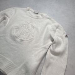 MONCLER モンクレール ニット ショート丈 カシミヤ ワッペン S. MONCLER モンクレール ニット ショート丈 カシミヤ ワッペン S.