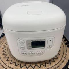 無印良品 しゃもじ置き付き炊飯器 3合 白 幅20.8×奥25.4×高さ18.6 Amazon | 無印良品 しゃもじ置き付き炊飯器 3合 白 幅20.8×奥行