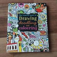 A book of Drawing doodling and colouring