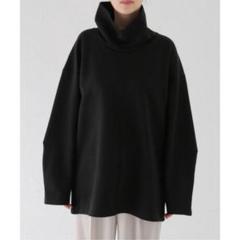 新品タグ付 CLANE クラネ STAND NECK WIDE TOPS 黒