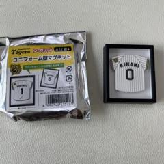 阪神タイガースシークレットユニフォーム型マグネット1木浪選手