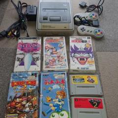 任天堂 スーパーファミコン本体一式&ソフト7本 まとめ売り