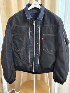 25ss sacai✖Levis DENIM NYLON リバーシブルブルゾン - メルカリ