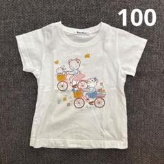 familiar 100cm リアちゃん自転車おはなしTシャツ